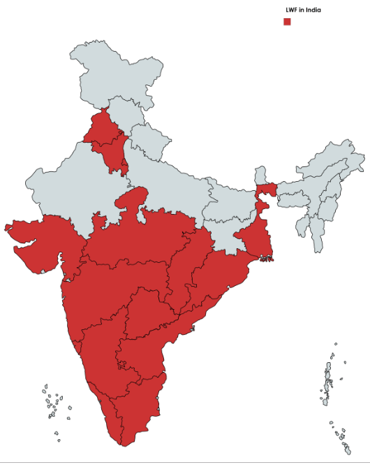 Map of Applicable States